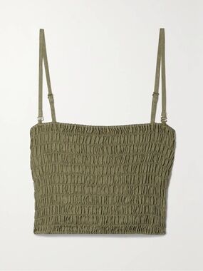 ATM ANTHONY THOMAS MELILLO
Cropped smocked linen top